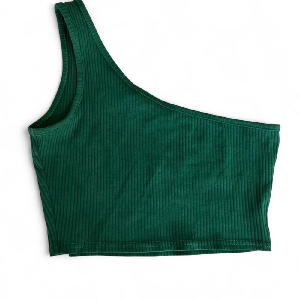 Unbranded Women's Green Crop-top